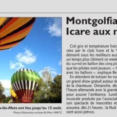 La presse parle d’icare