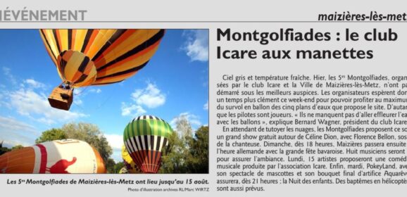 La presse parle d’icare